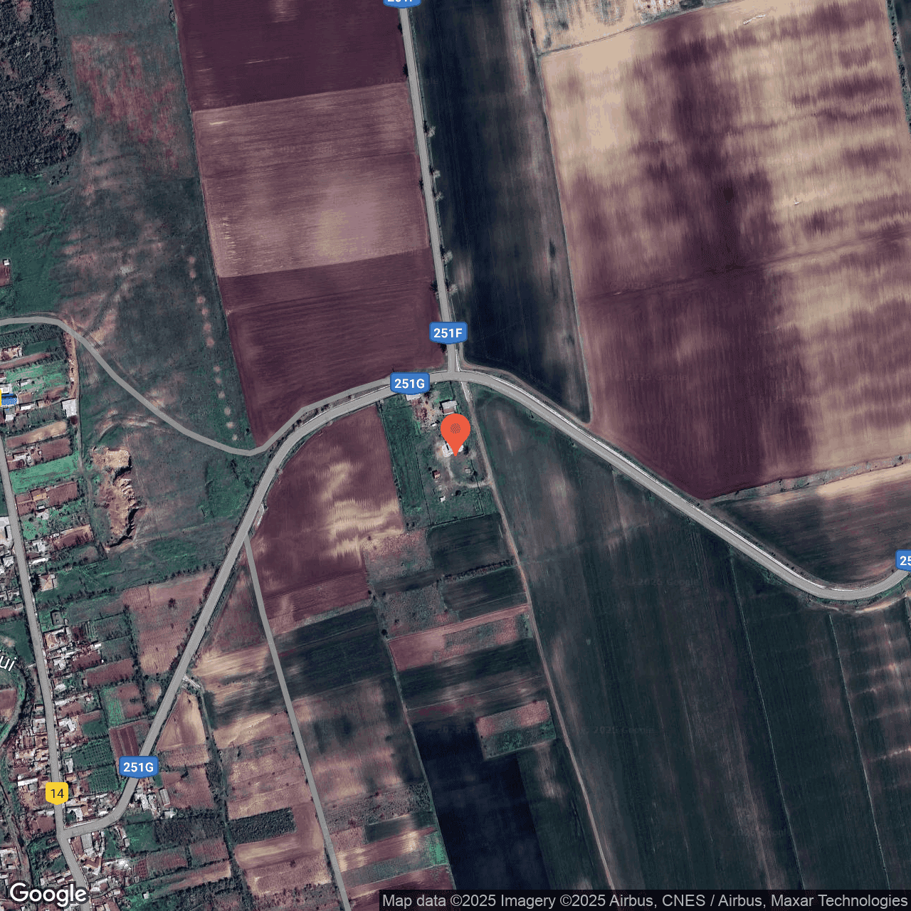 Poza harta hybrid, zoom 16, adresa Corni Galati, , judetul