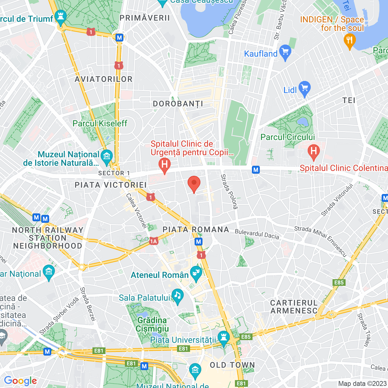 Poza harta streetview, zoom 14, adresa str. Ion Slatineanu, nr.12 Bucuresti, , judetul