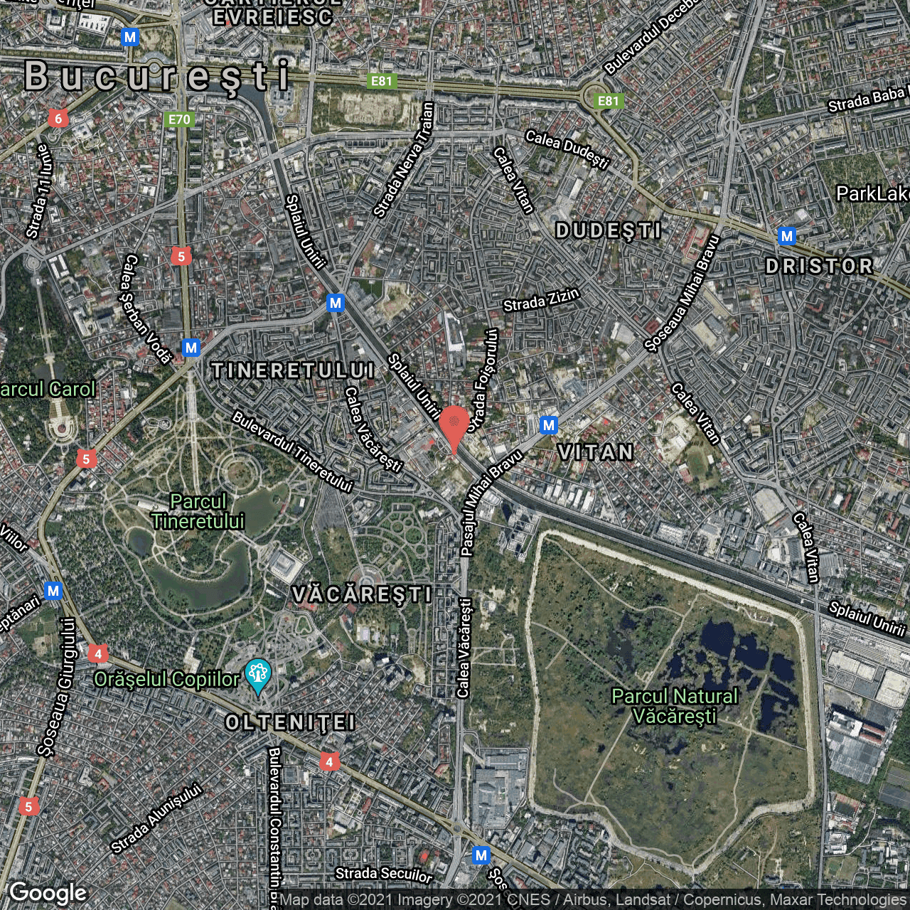 Poza harta hybrid, zoom 14, adresa Splaiul Unirii 162, Bucuresti, judetul Bucuresti Ilfov