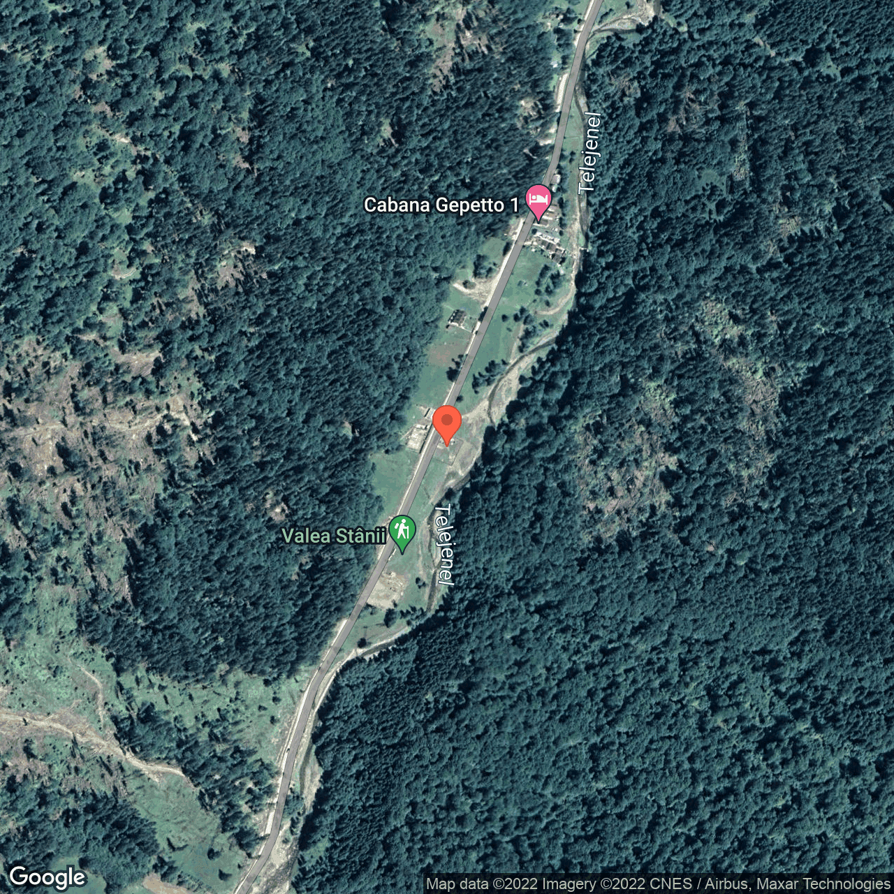 Poza harta hybrid, zoom 16, adresa Cheia, judetul Prahova