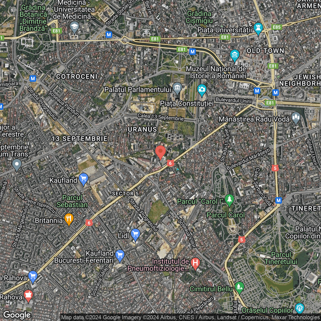 Poza harta hybrid, zoom 14, adresa București, str. Calea Rahovei, nr. 175D, , judetul