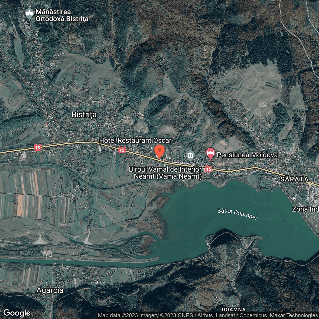 Poza harta hybrid, zoom 14, adresa Bistriţa Neamt, , judetul