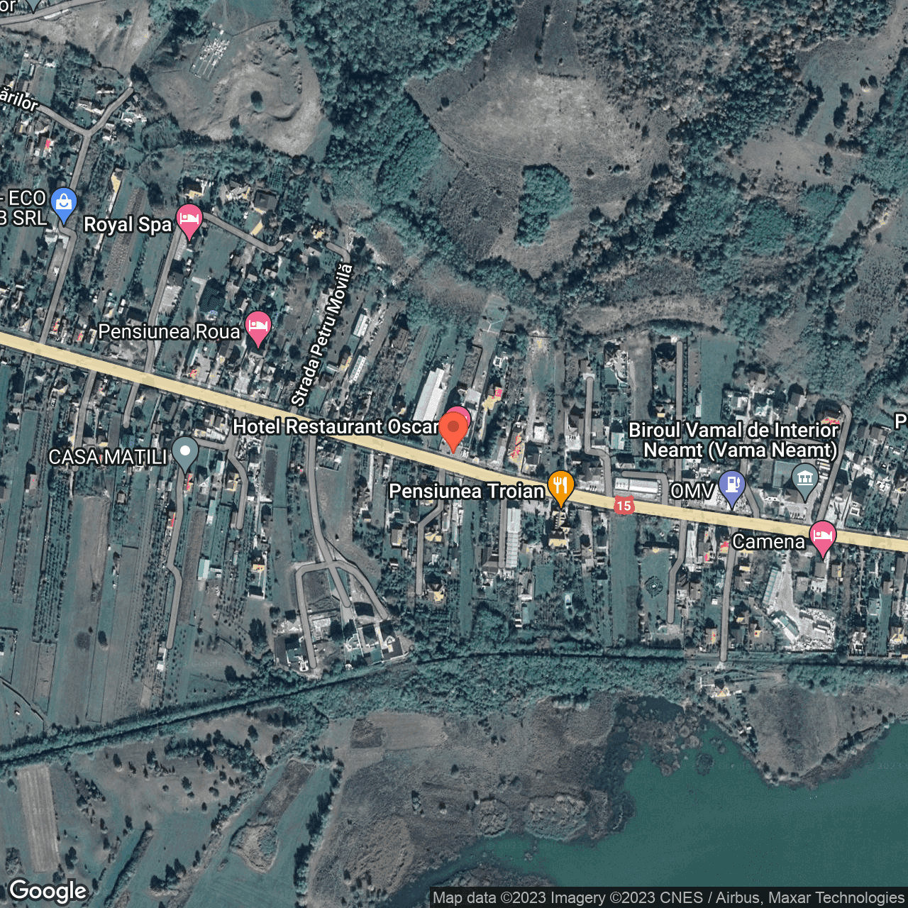 Poza harta hybrid, zoom 16, adresa Bistriţa Neamt, , judetul