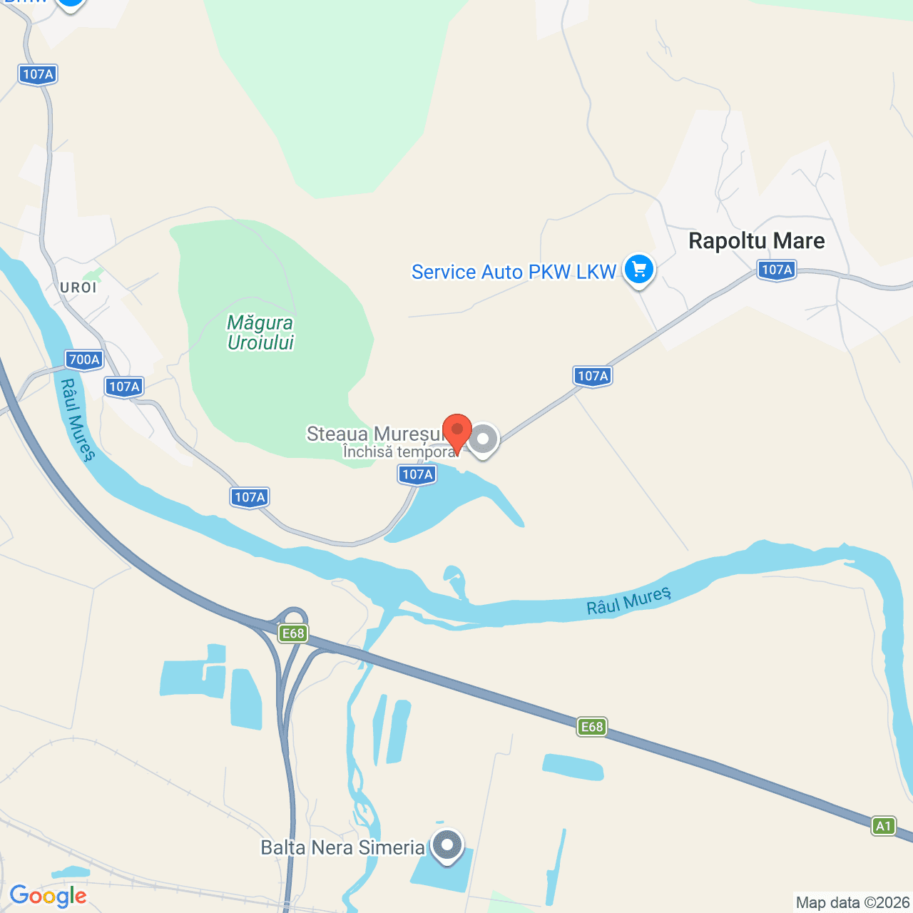 Poza harta streetview, zoom 14, adresa Rapoltu Mare Hunedoara, , judetul