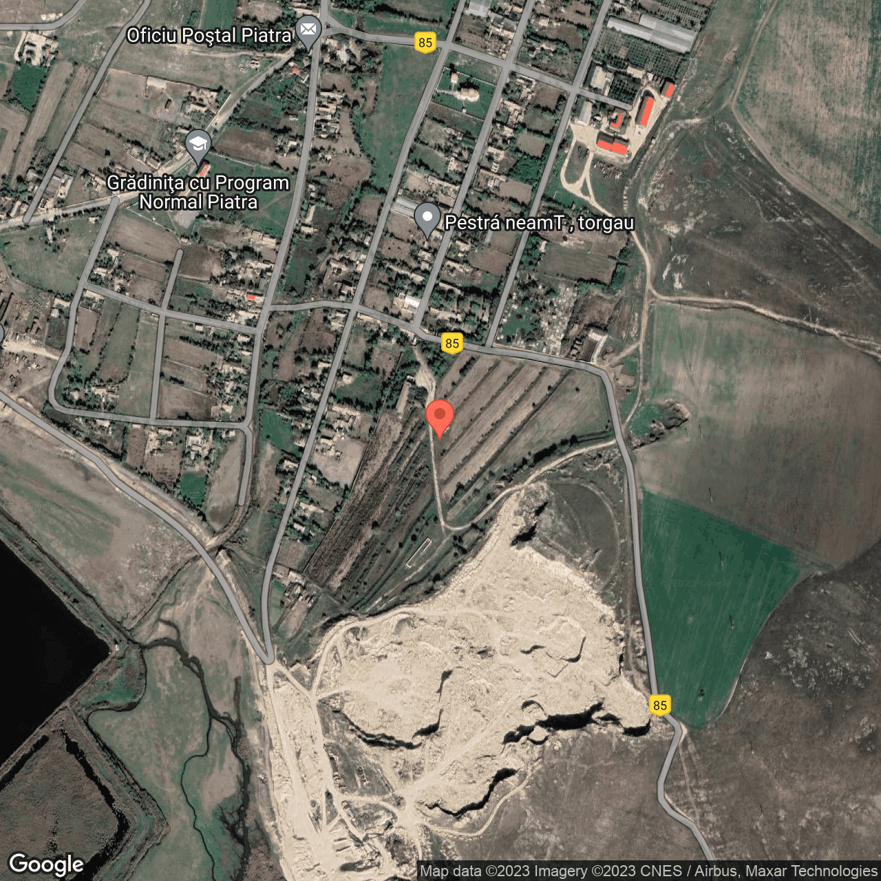 Poza harta hybrid, zoom 16, adresa Piatra Constanta, , judetul