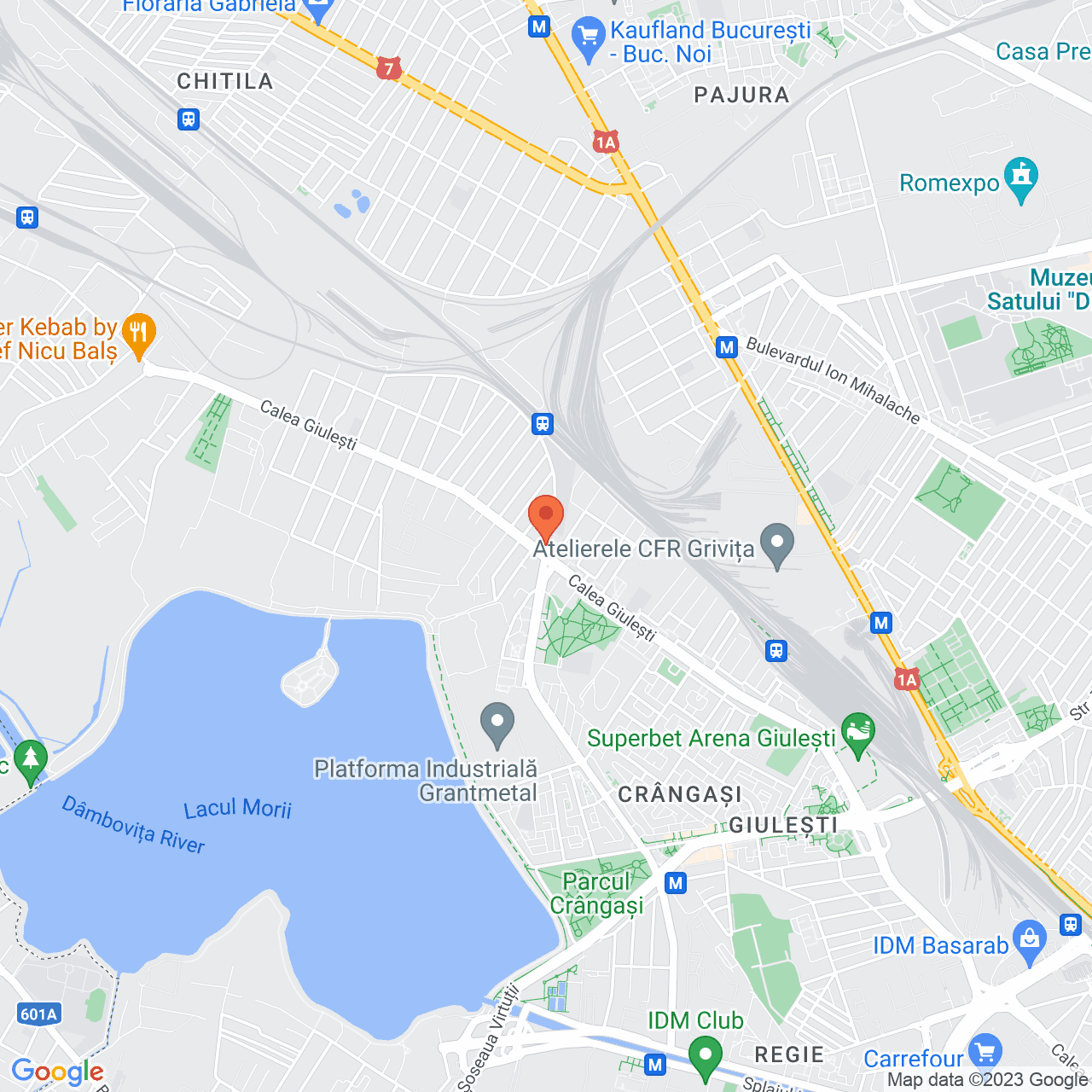 Poza harta streetview, zoom 14, adresa Calea Giulești, nr.132-134, , judetul