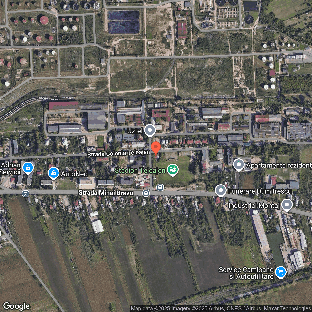 Poza harta hybrid, zoom 16, adresa Ploiesti, Str. Mihai Bravu, Nr. 243, , judetul