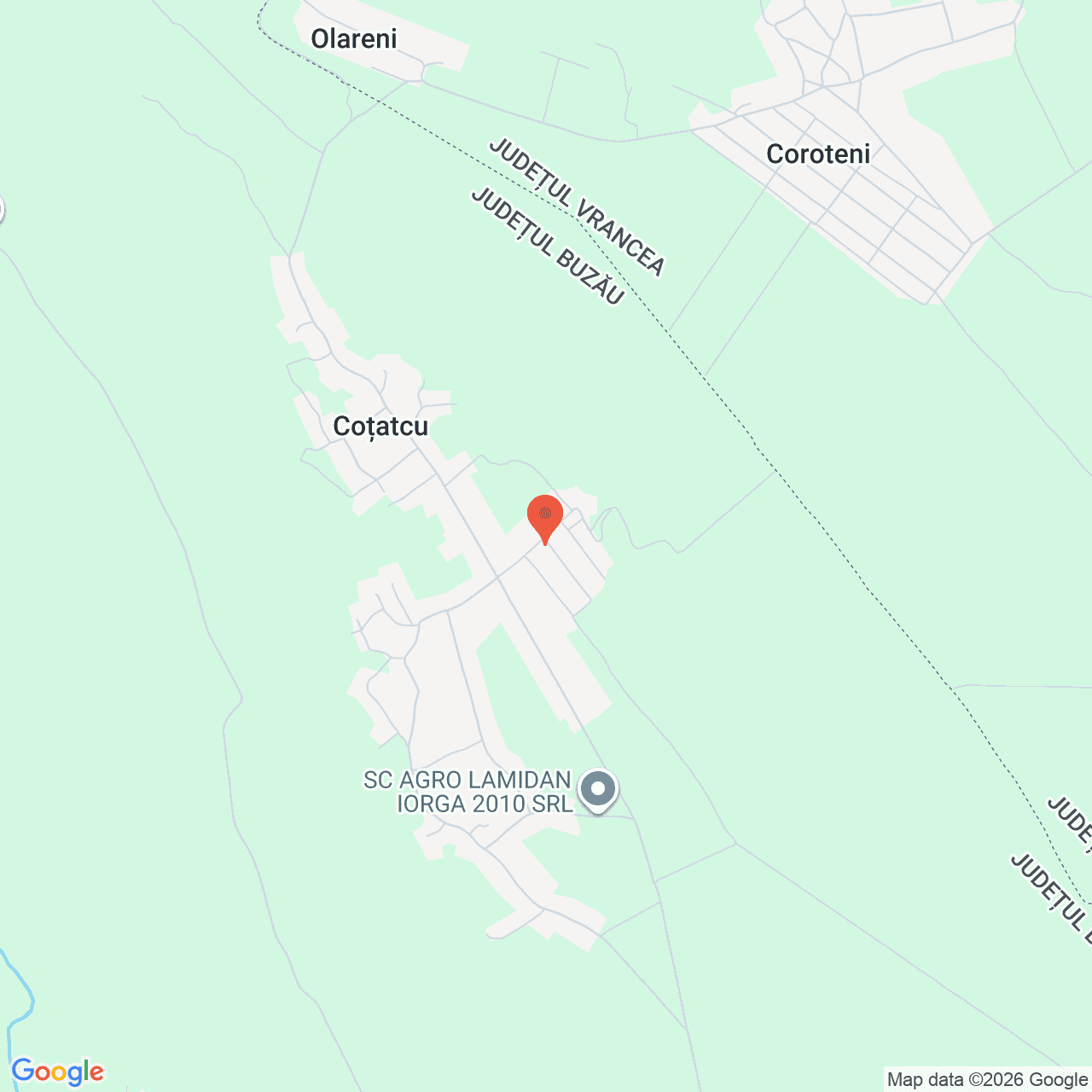 Poza harta streetview, zoom 14, adresa Cotatcu Podgoria Buzau, , judetul