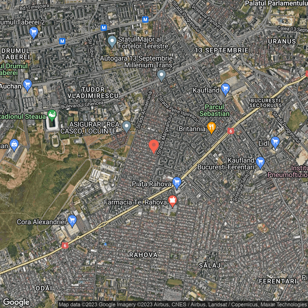 Poza harta hybrid, zoom 14, adresa București ,strada Corbița nr 3C, , judetul