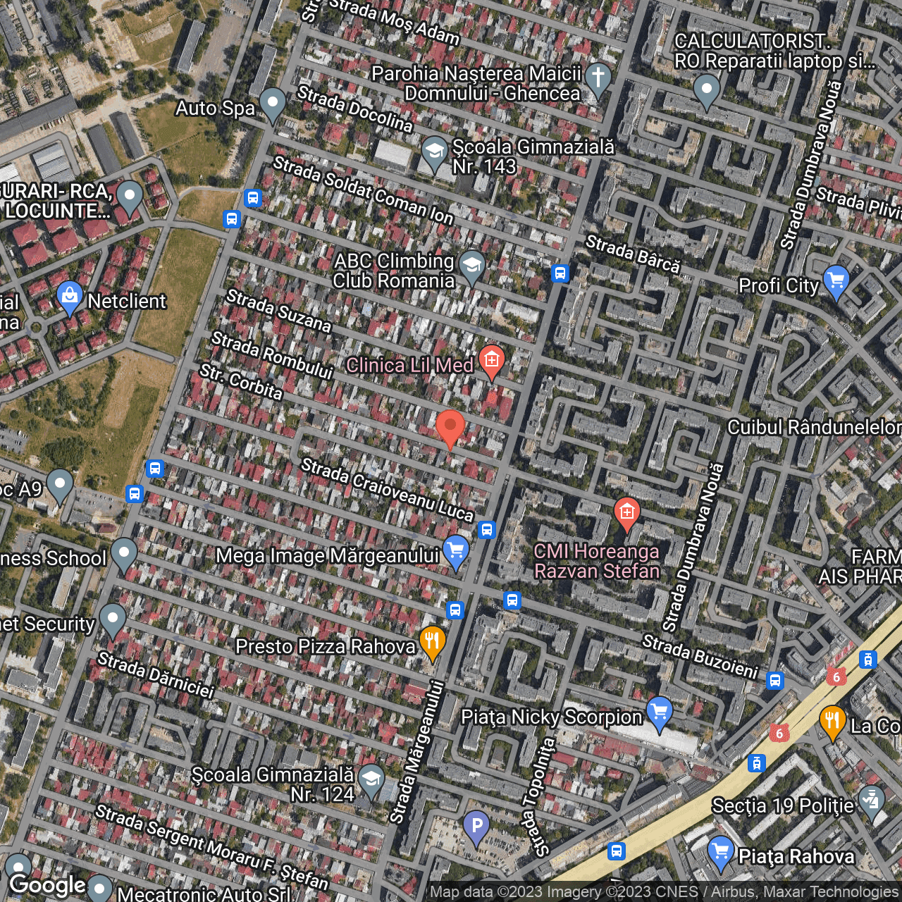 Poza harta hybrid, zoom 16, adresa București ,strada Corbița nr 3C, , judetul