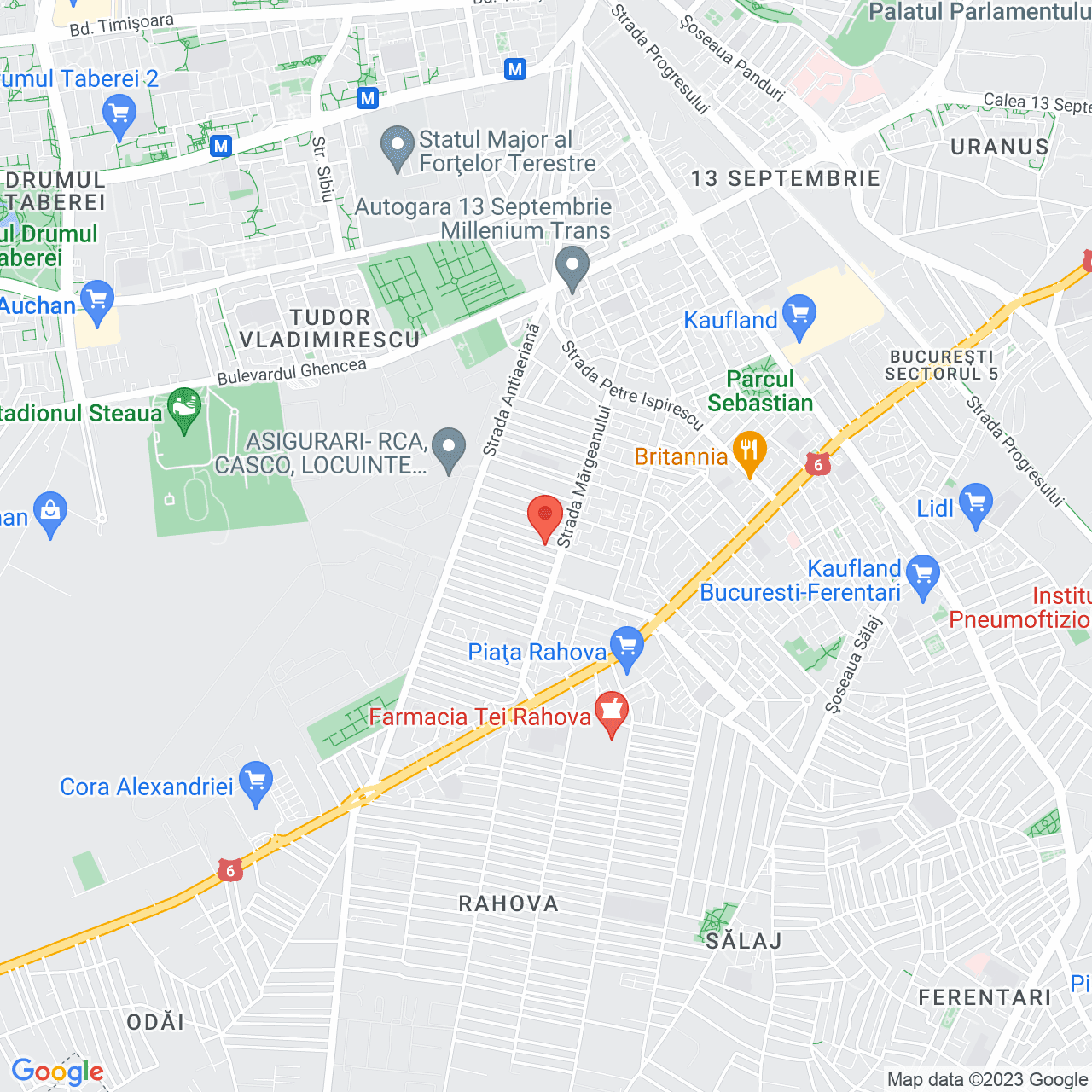 Poza harta streetview, zoom 14, adresa București ,strada Corbița nr 3C, , judetul