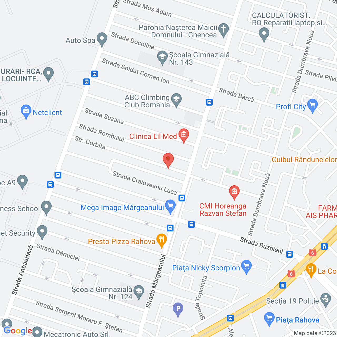 Poza harta streetview, zoom 16, adresa București ,strada Corbița nr 3C, , judetul