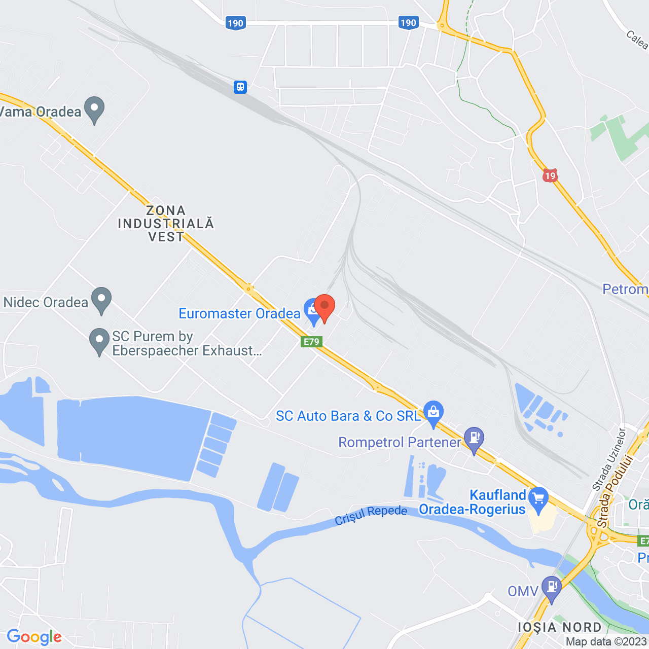 Poza harta streetview, zoom 14, adresa Oradea, str. Borsului, nr. 31, , judetul