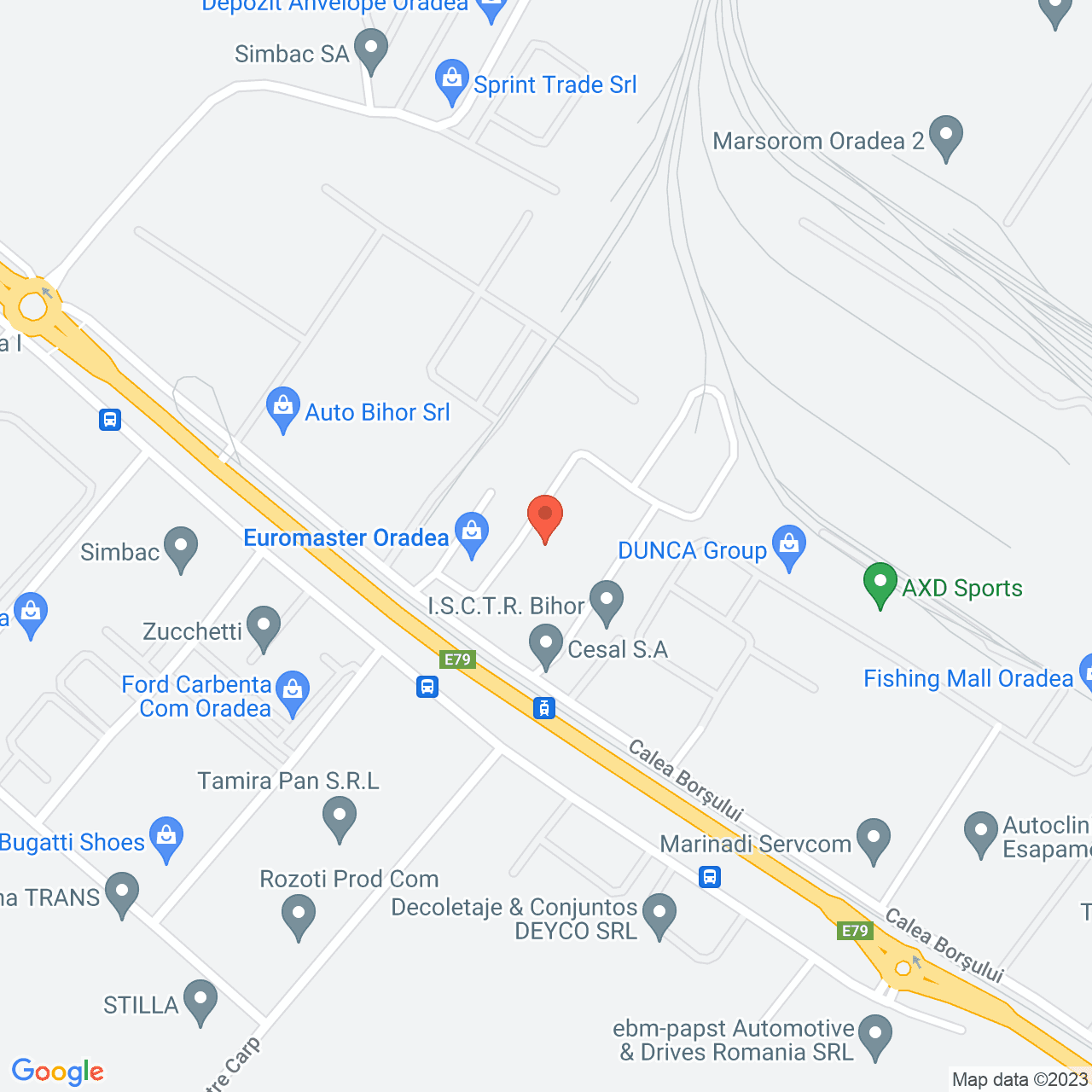 Poza harta streetview, zoom 16, adresa Oradea, str. Borsului, nr. 31, , judetul