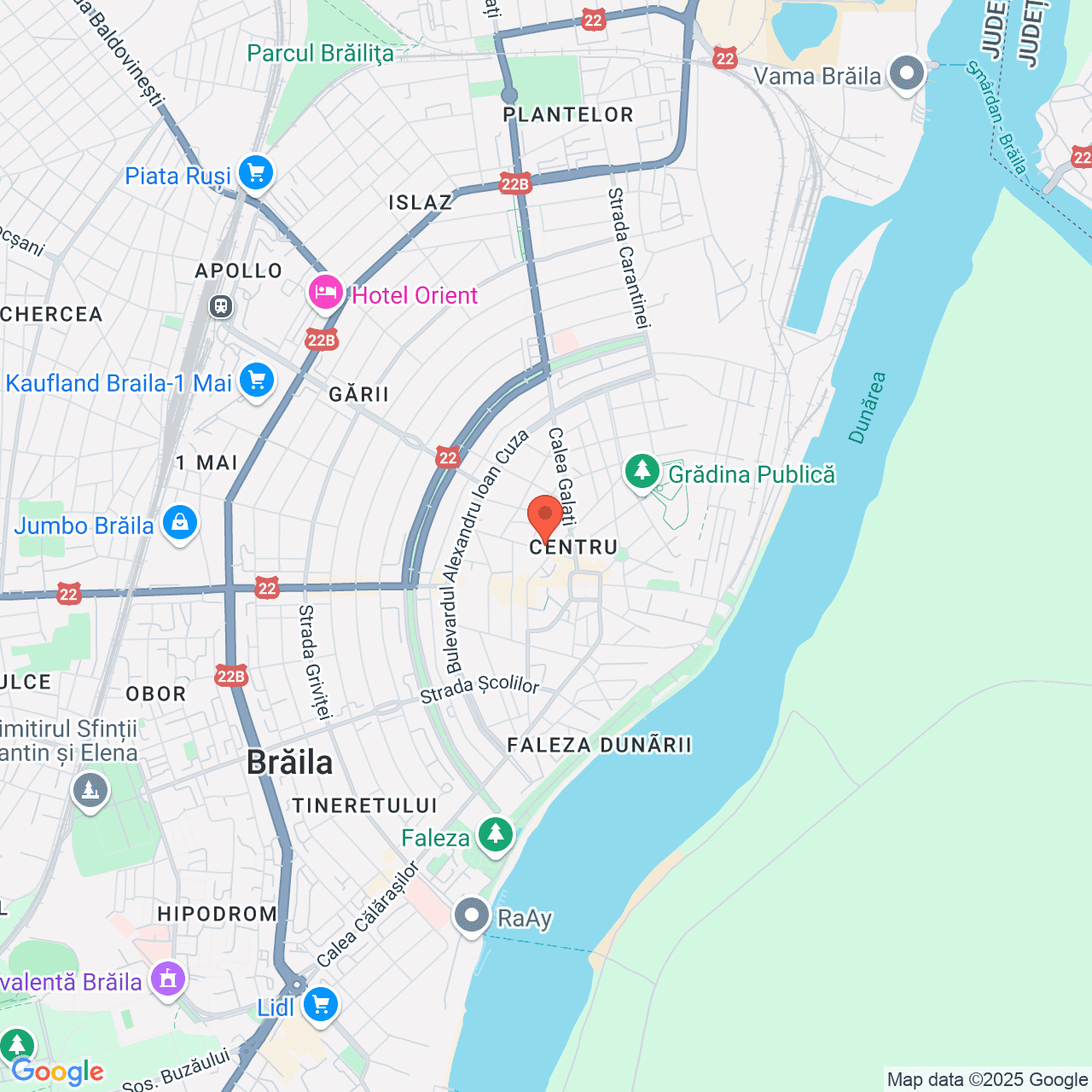 Poza harta streetview, zoom 14, adresa Str. Polona nr. 6-8, Braila, , judetul