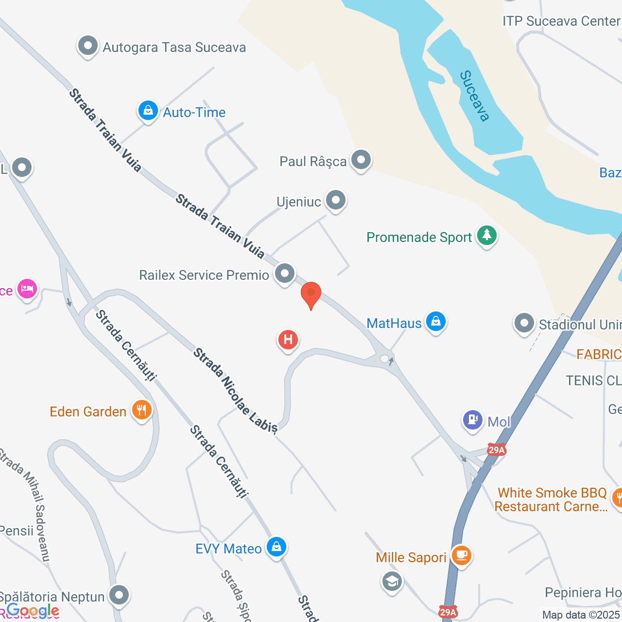 Poza harta streetview, zoom 16, adresa Suceava, str. Traian Vuia, nr. 10C, , judetul