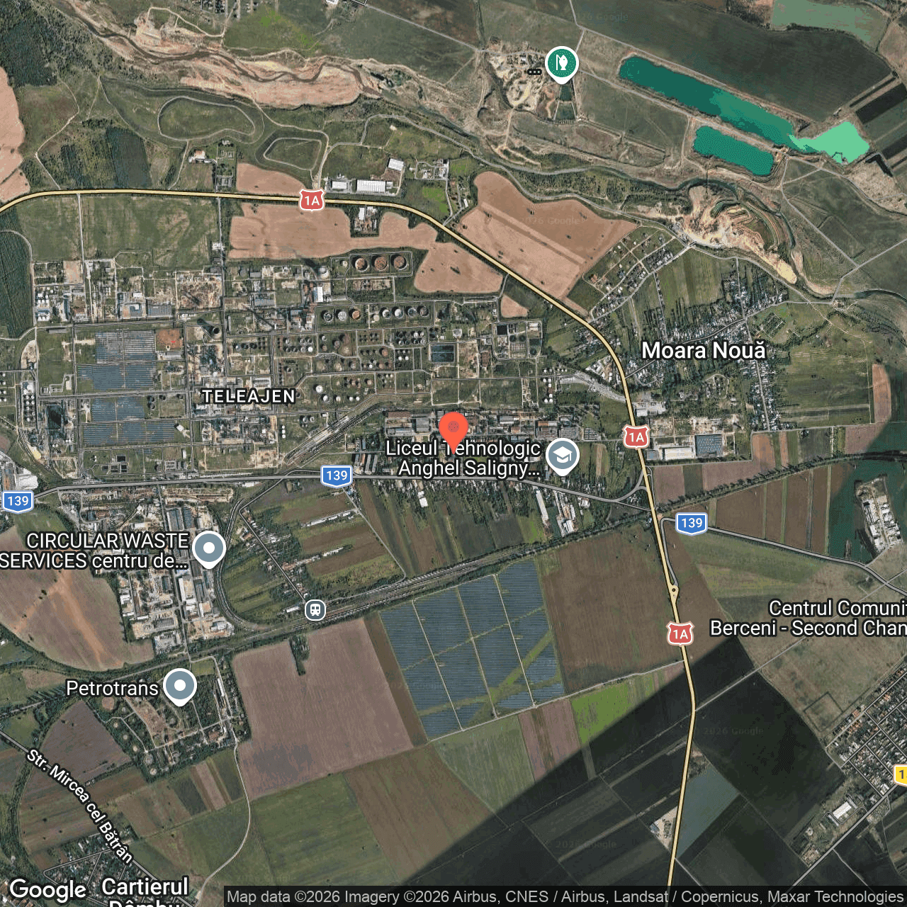 Poza harta hybrid, zoom 14, adresa Ploiesti, Str. Mihai Bravu, Nr. 243, , judetul