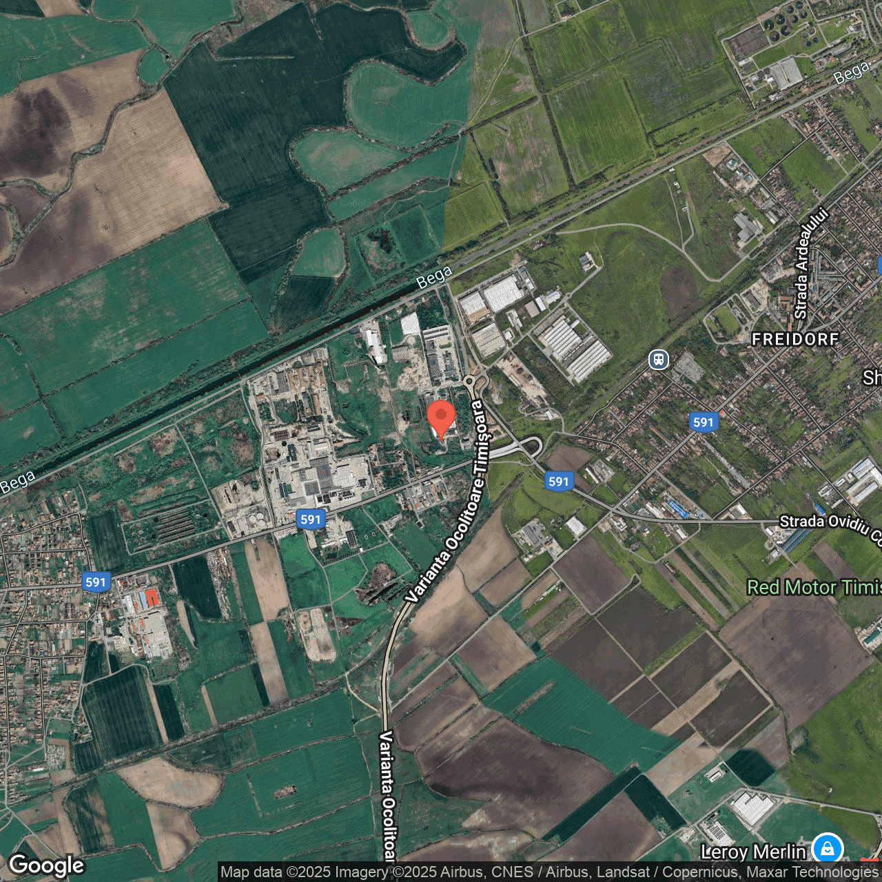 Poza harta hybrid, zoom 14, adresa Timișoara, str. Wilhelm Tell, nr. 35, , judetul