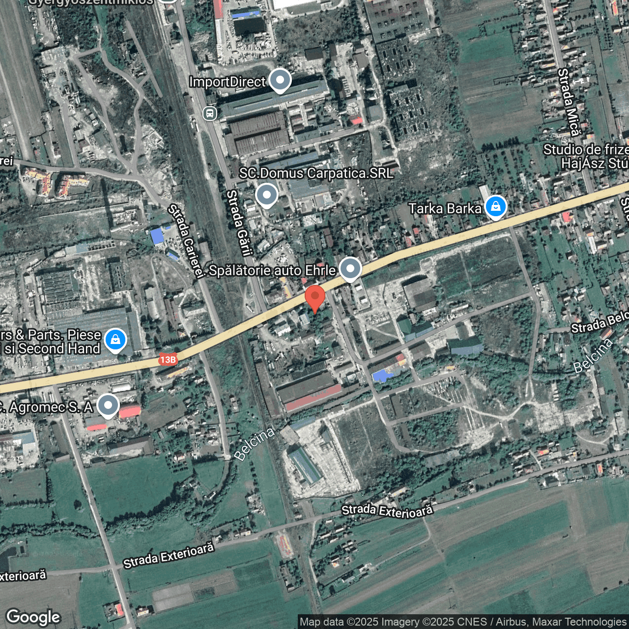 Poza harta hybrid, zoom 16, adresa Gheorghieni, str. Kossuth Lajos 183, , judetul