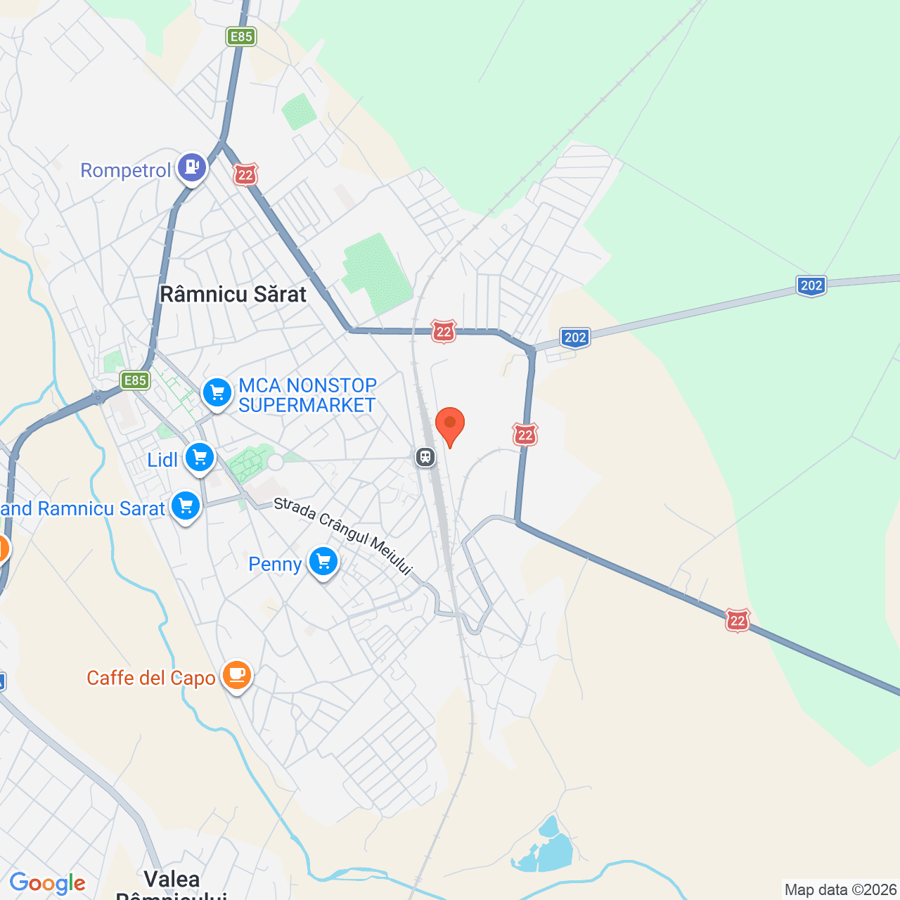 Poza harta streetview, zoom 14, adresa Ramnicu Sarat, str. Armoniei, nr.64, jud. Buzau, , judetul
