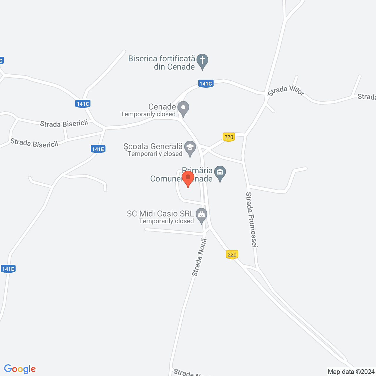 Poza harta streetview, zoom 16, adresa Cenade Alba, , judetul