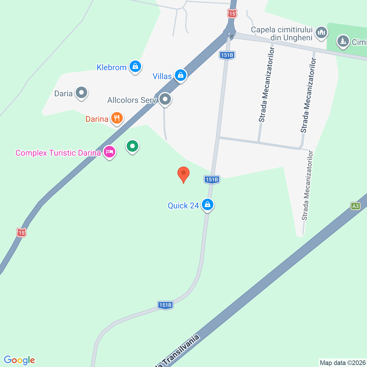 Poza harta streetview, zoom 16, adresa Ungheni Mures, , judetul