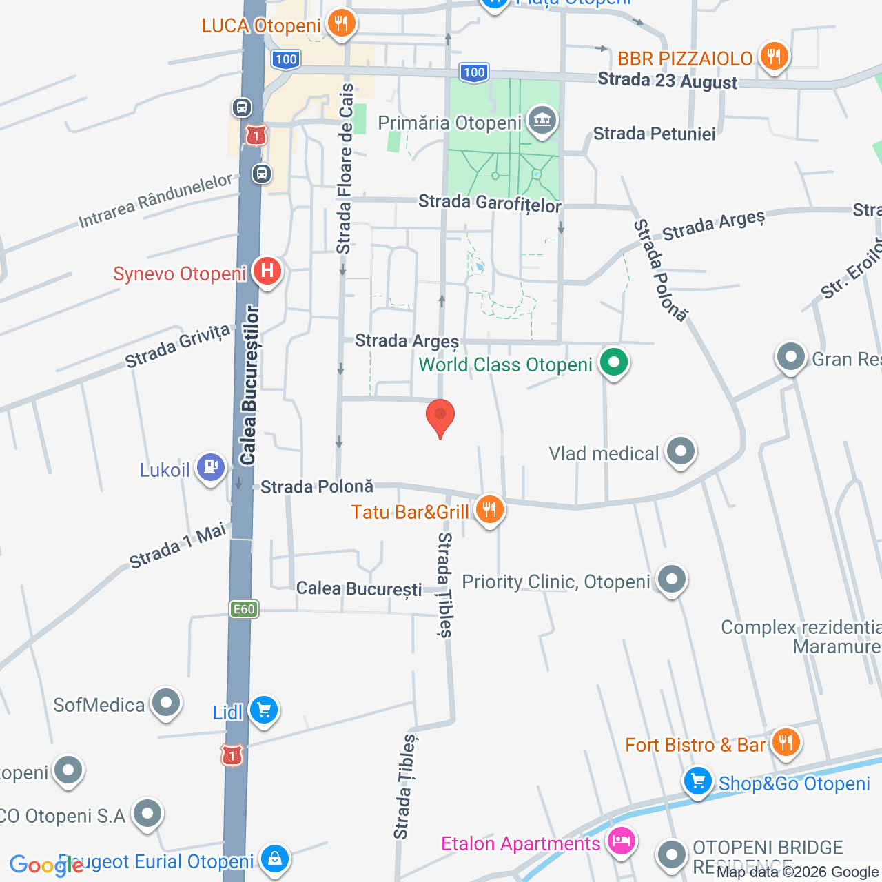 Poza harta streetview, zoom 16, adresa Strada Traian, nr. 20, Otopeni,, , judetul