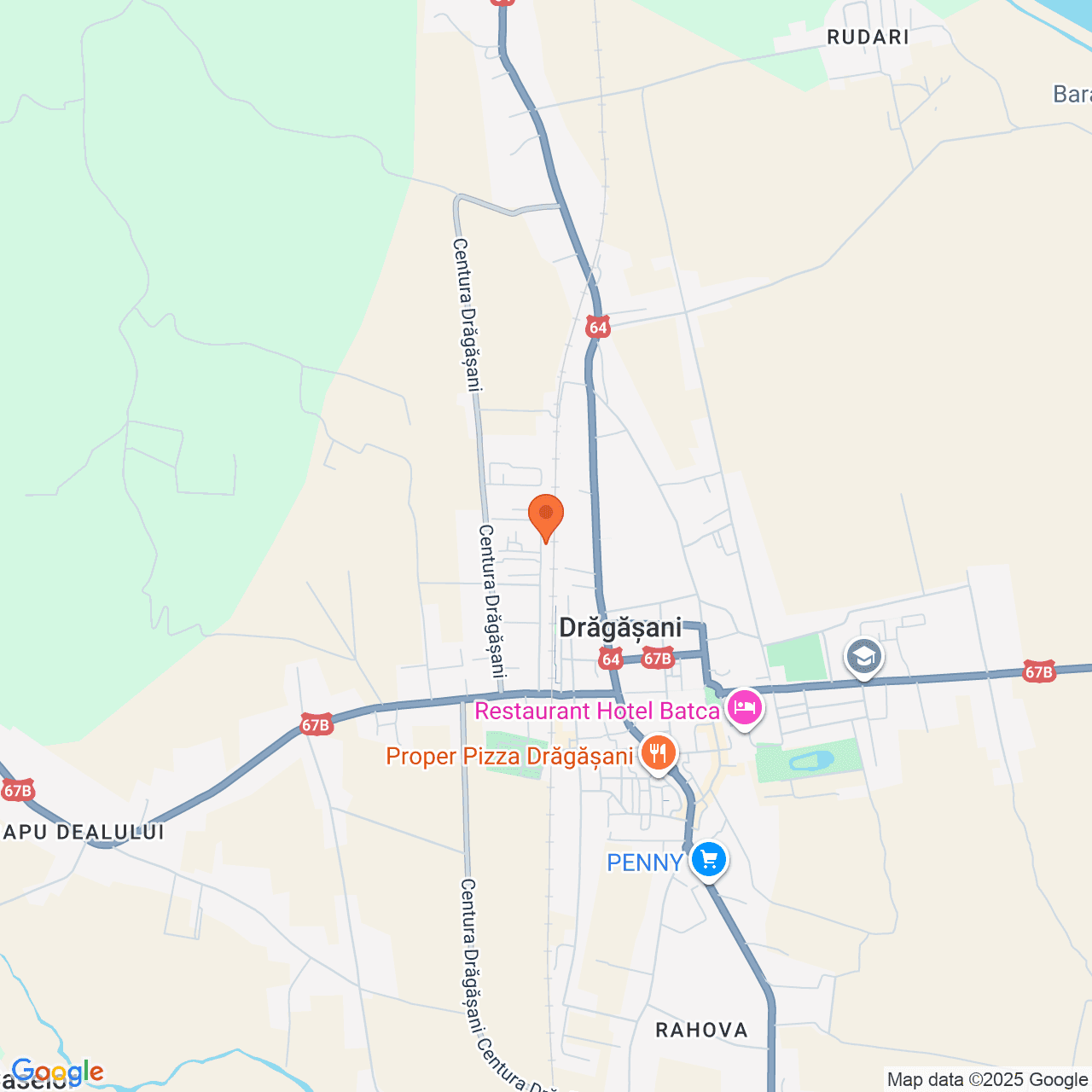 Poza harta streetview, zoom 14, adresa Dragasani, Str. Podgoriei nr. 4, , judetul