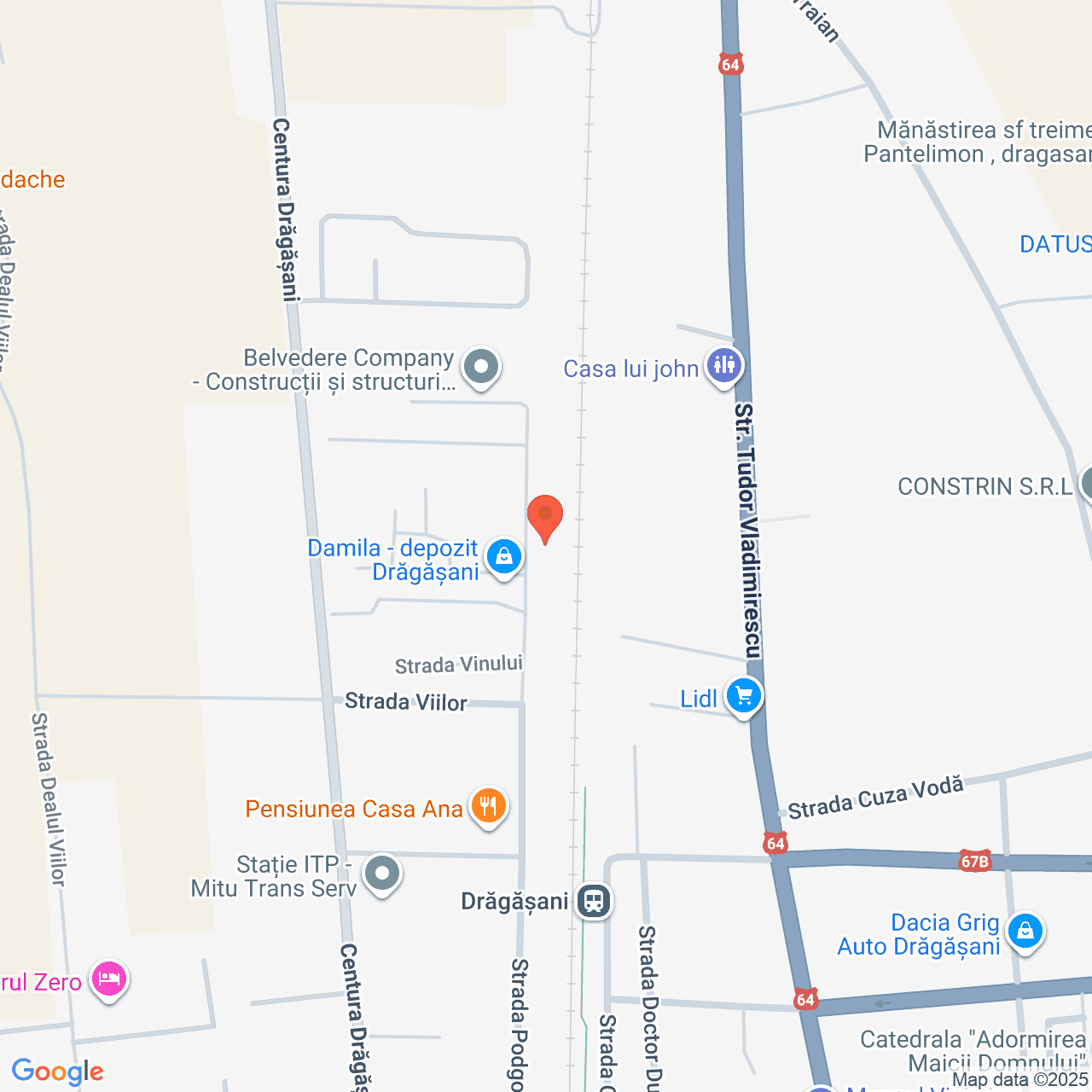 Poza harta streetview, zoom 16, adresa Dragasani, Str. Podgoriei nr. 4, , judetul