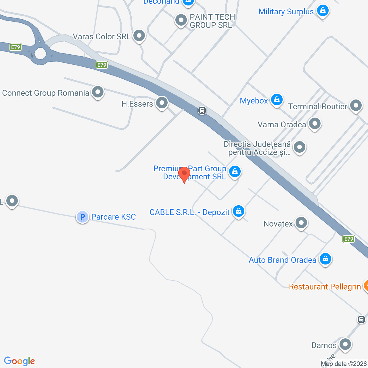 Poza harta streetview, zoom 16, adresa Oradea, Calea Borșului Nr. 38k, Jud. Bihor, , judetul