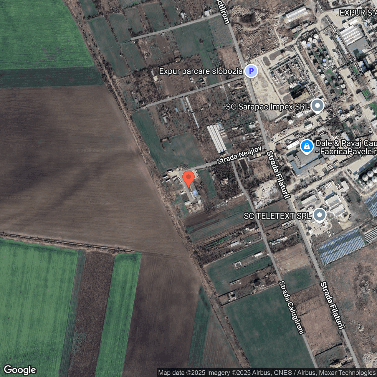 Poza harta hybrid, zoom 16, adresa Slobozia Ialomita, , judetul