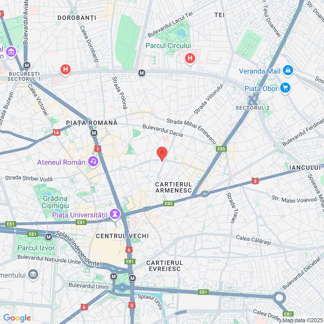 Poza harta streetview, zoom 14, adresa București Str. Vasile Lascăr Nr. 55, , judetul