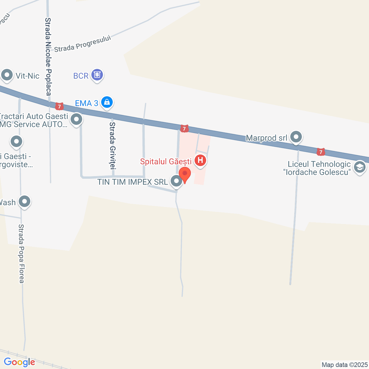 Poza harta streetview, zoom 16, adresa Gaesti, str. Robanesti, nr. 3, , judetul