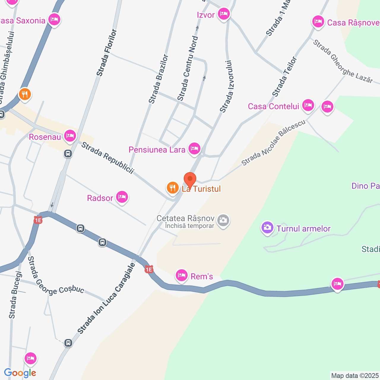 Poza harta streetview, zoom 16, adresa Rasnov, str. Izvor nr. 6, , judetul