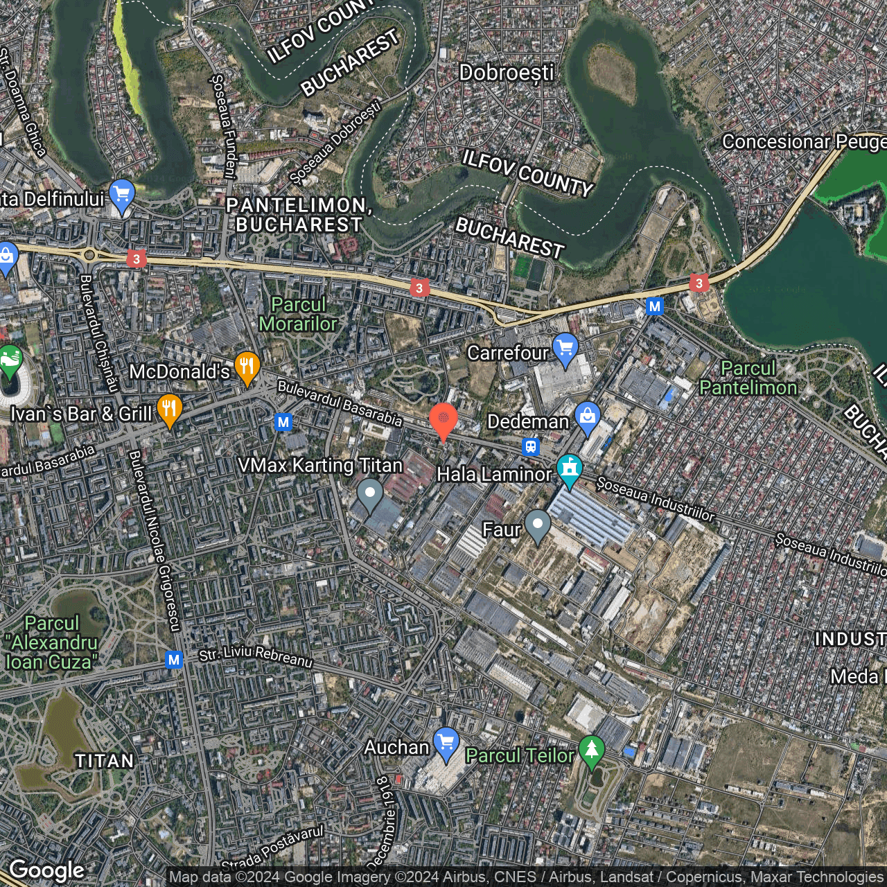 Poza harta hybrid, zoom 14, adresa Bucuresti, Bd. Basarabia nr.250, , judetul