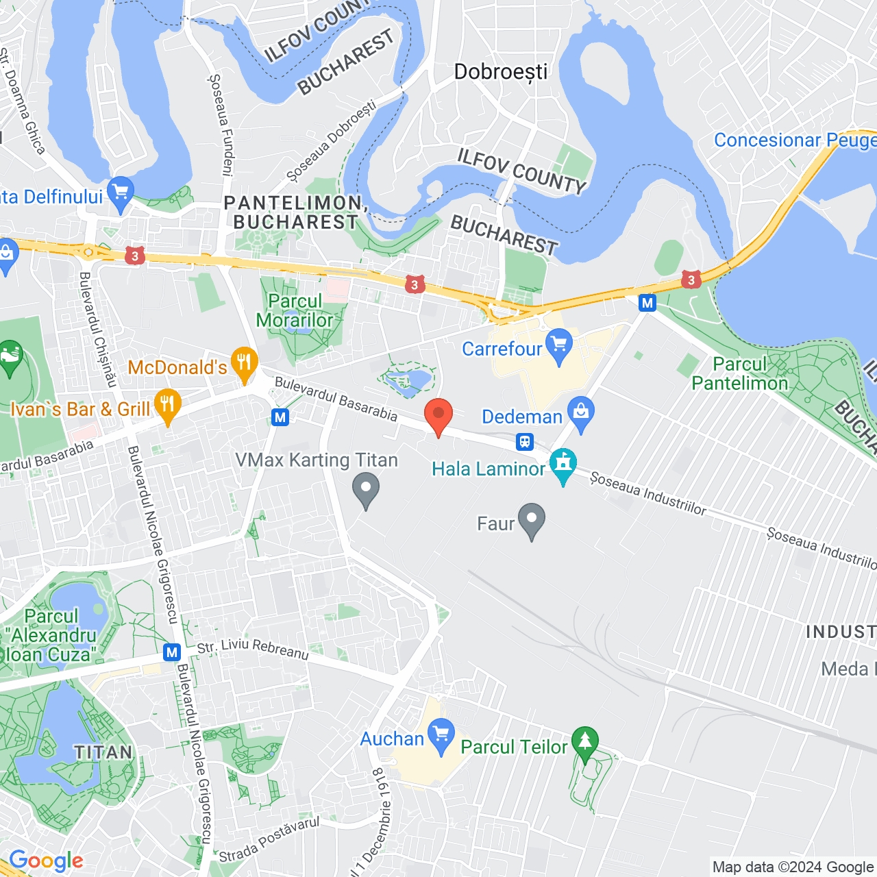 Poza harta streetview, zoom 14, adresa Bucuresti, Bd. Basarabia nr.250, , judetul