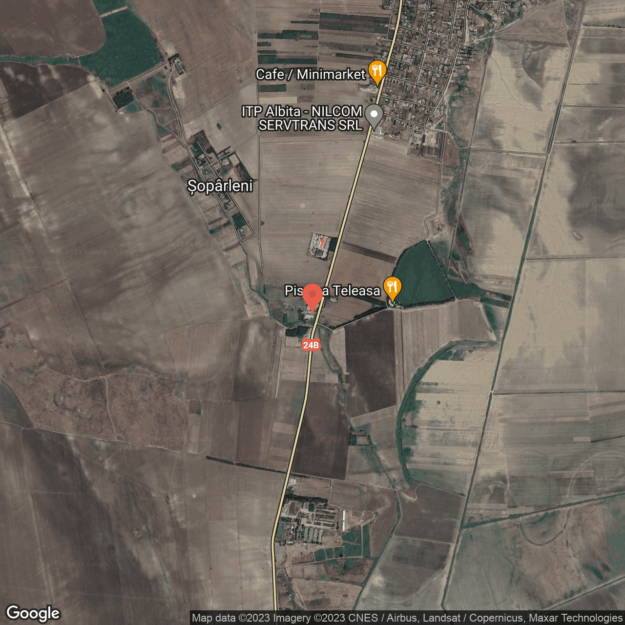 Poza harta hybrid, zoom 14, adresa Dranceni Vaslui, , judetul