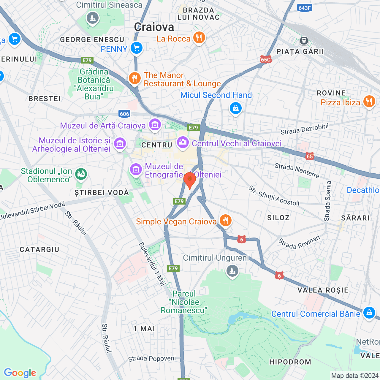 Poza harta streetview, zoom 14, adresa Craiova, strada Fratii Buzesti, nr. 26, , judetul