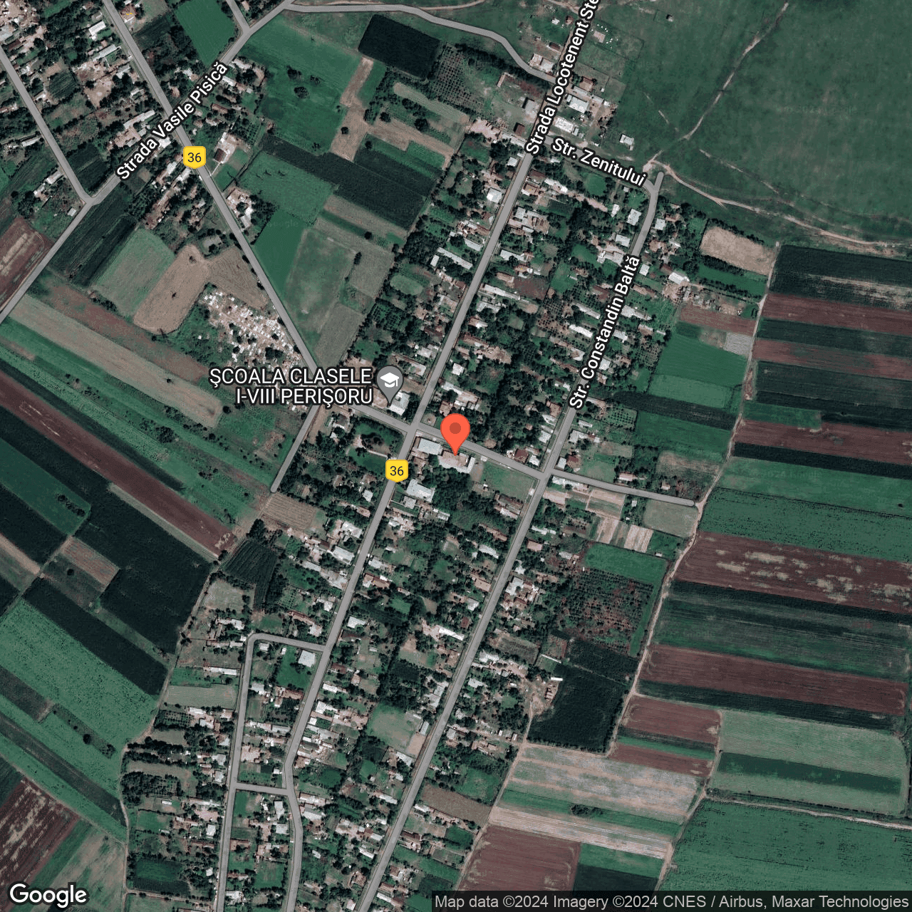 Poza harta hybrid, zoom 16, adresa Perisoru Braila, , judetul