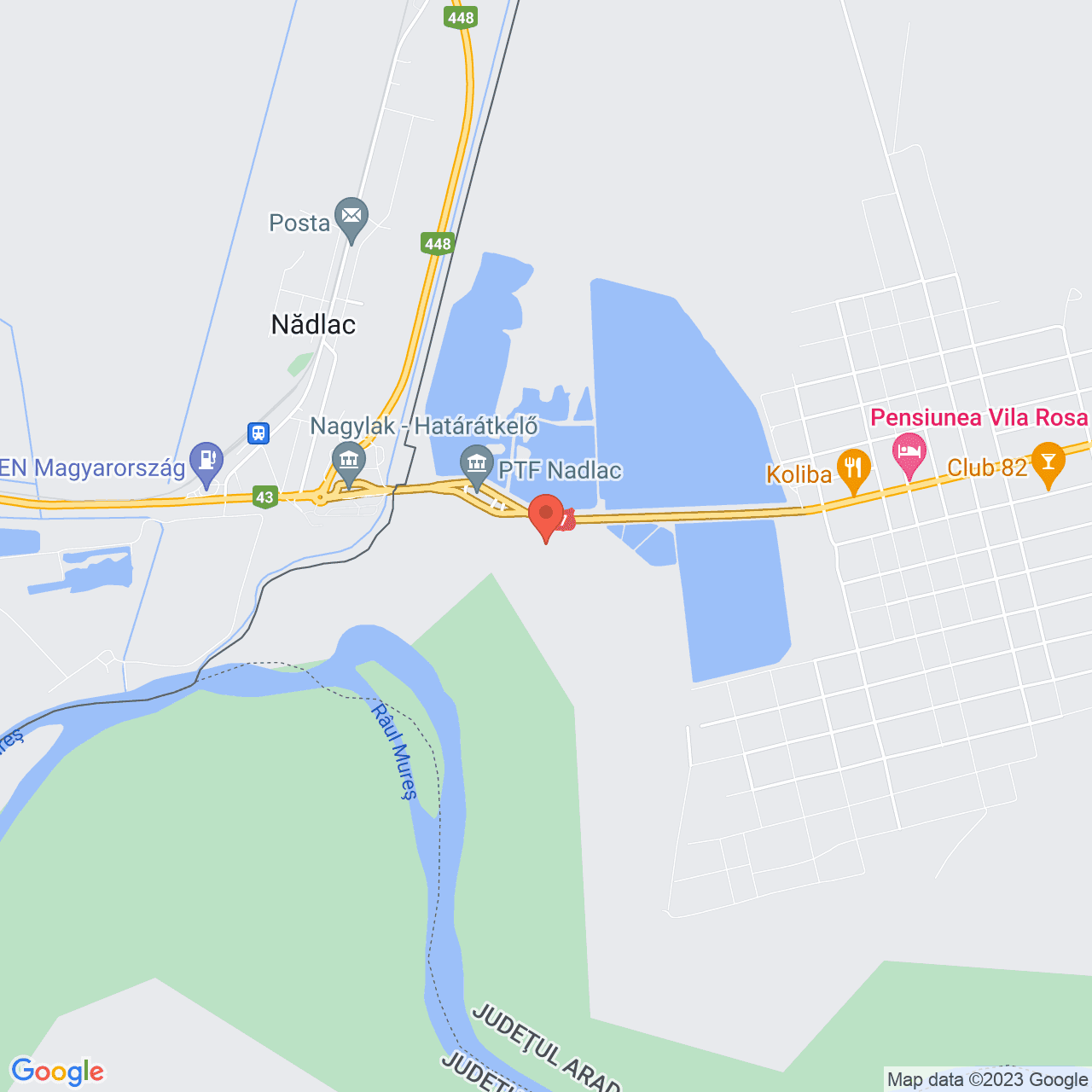 Poza harta streetview, zoom 14, adresa Vama Nadlac Arad, , judetul