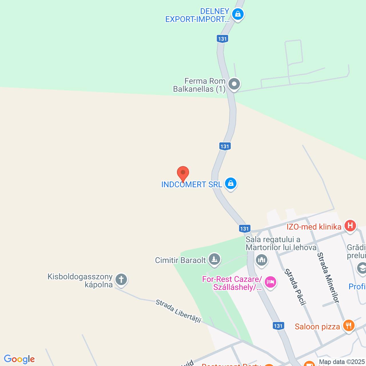 Poza harta streetview, zoom 16, adresa Baraolt, str. Libertatii, nr.15A Covasna, , judetul