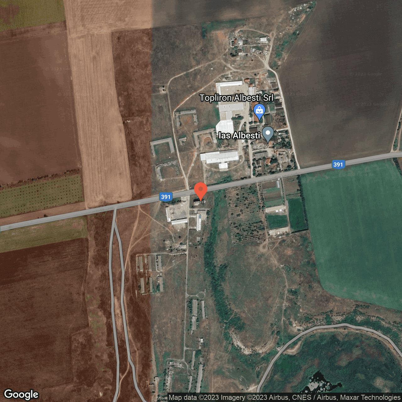 Poza harta hybrid, zoom 16, adresa Albesti, DJ 391, jud. Constanta, , judetul