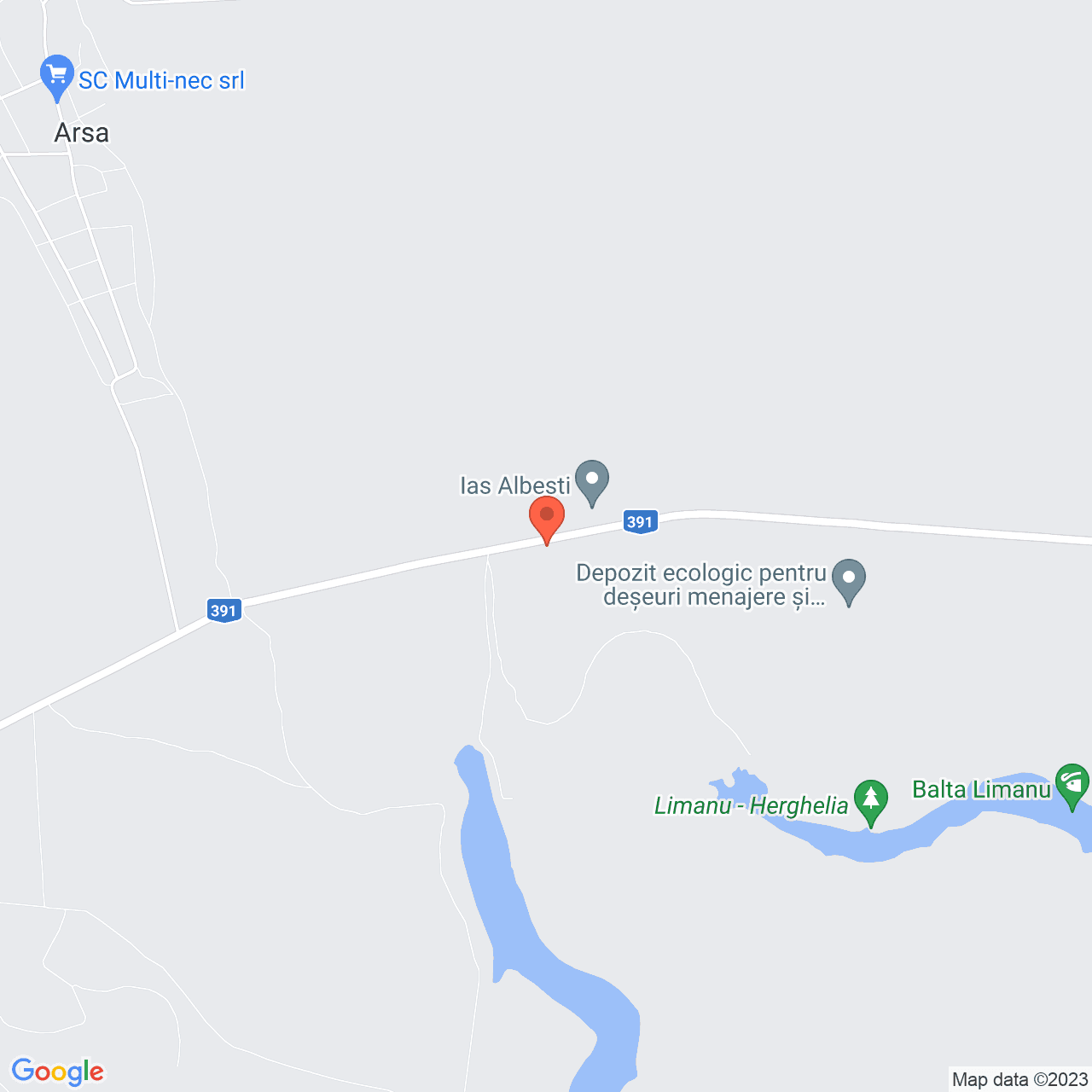 Poza harta streetview, zoom 14, adresa Albesti, DJ 391, jud. Constanta, , judetul