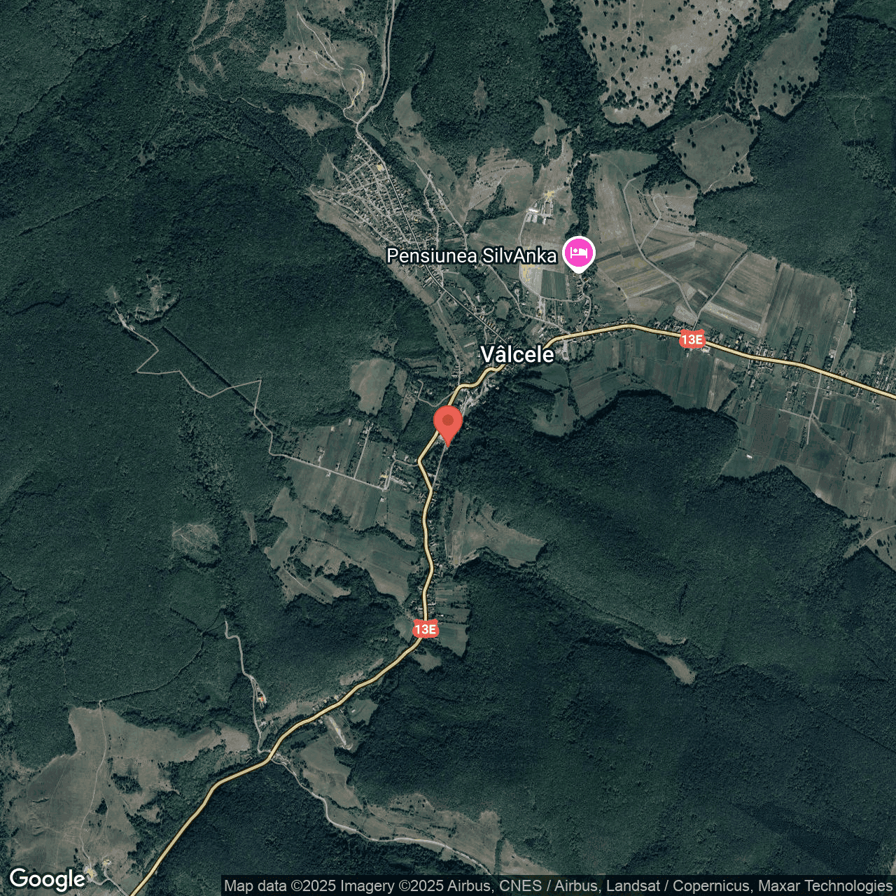Poza harta hybrid, zoom 14, adresa Valcele Covasna, , judetul