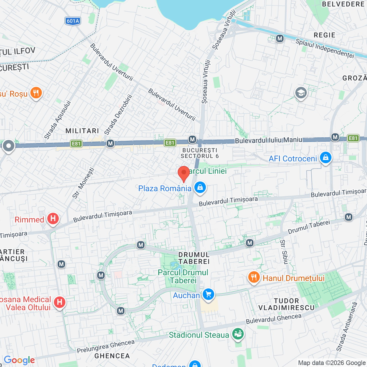Poza harta streetview, zoom 14, adresa Bucuresti, str. Lujerului, nr.28, , judetul