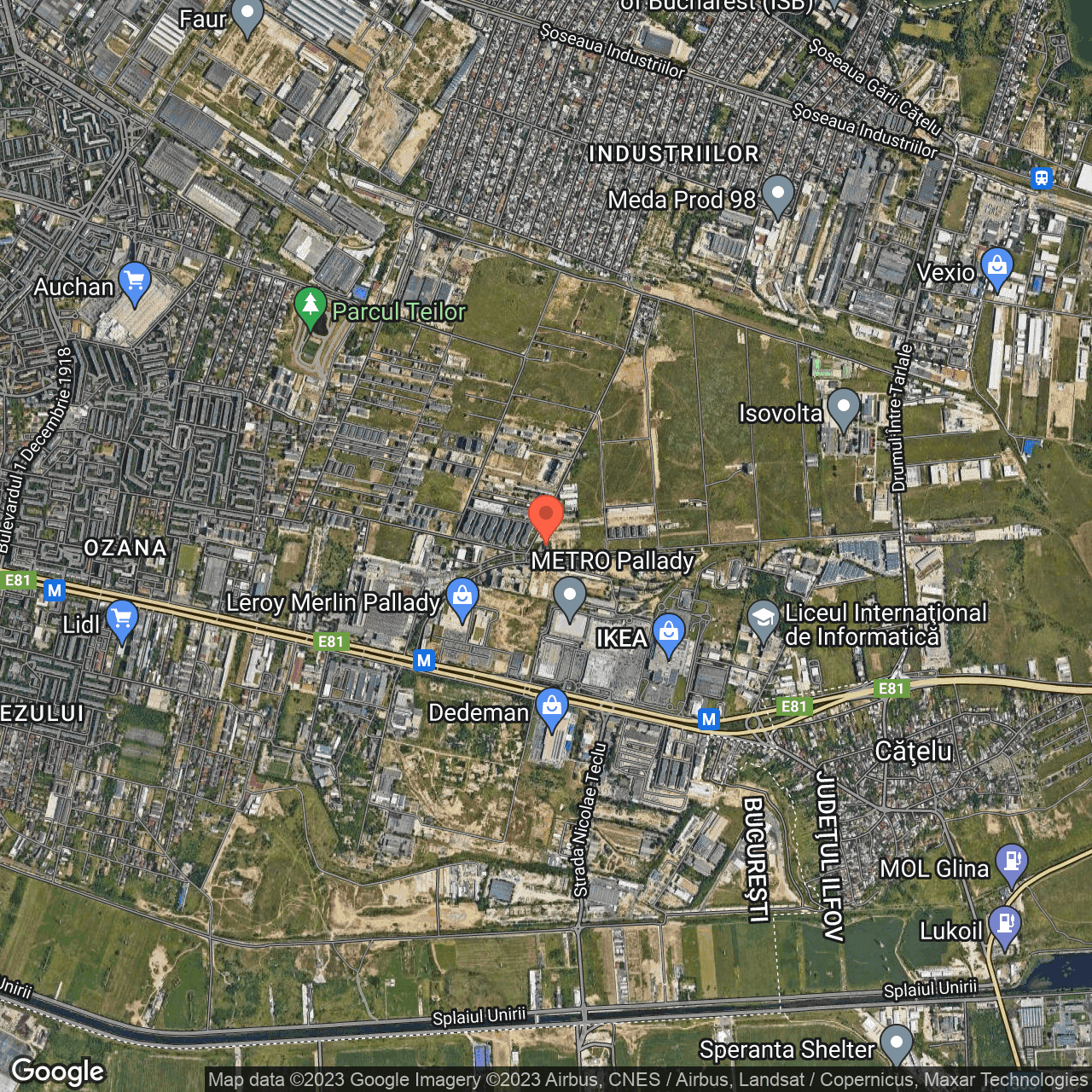 Poza harta hybrid, zoom 14, adresa STR. DRUMUL GURA ARIESULUI NR.6-8, , judetul