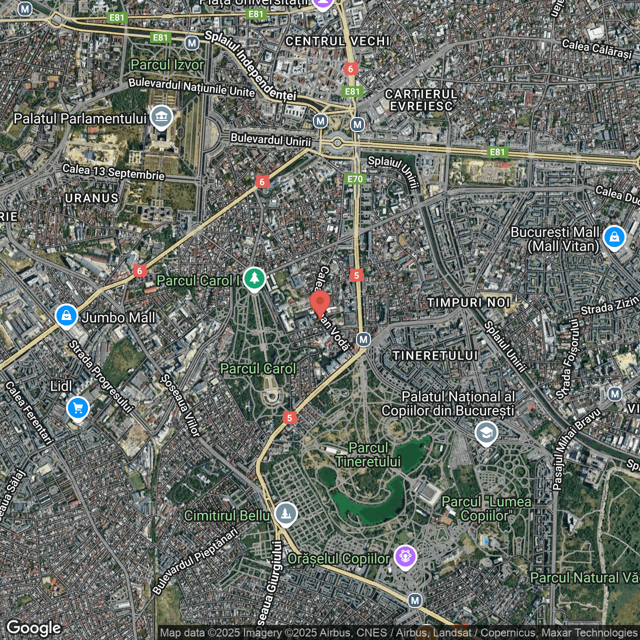 Poza harta hybrid, zoom 14, adresa București, Calea Șerban Vodă, Nr. 176, , judetul