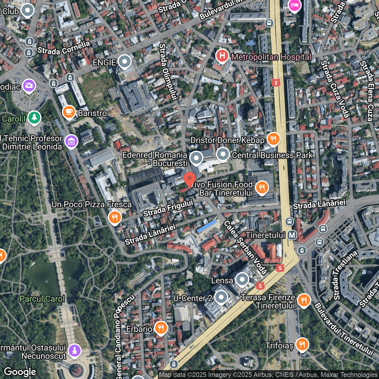 Poza harta hybrid, zoom 16, adresa București, Calea Șerban Vodă, Nr. 176, , judetul