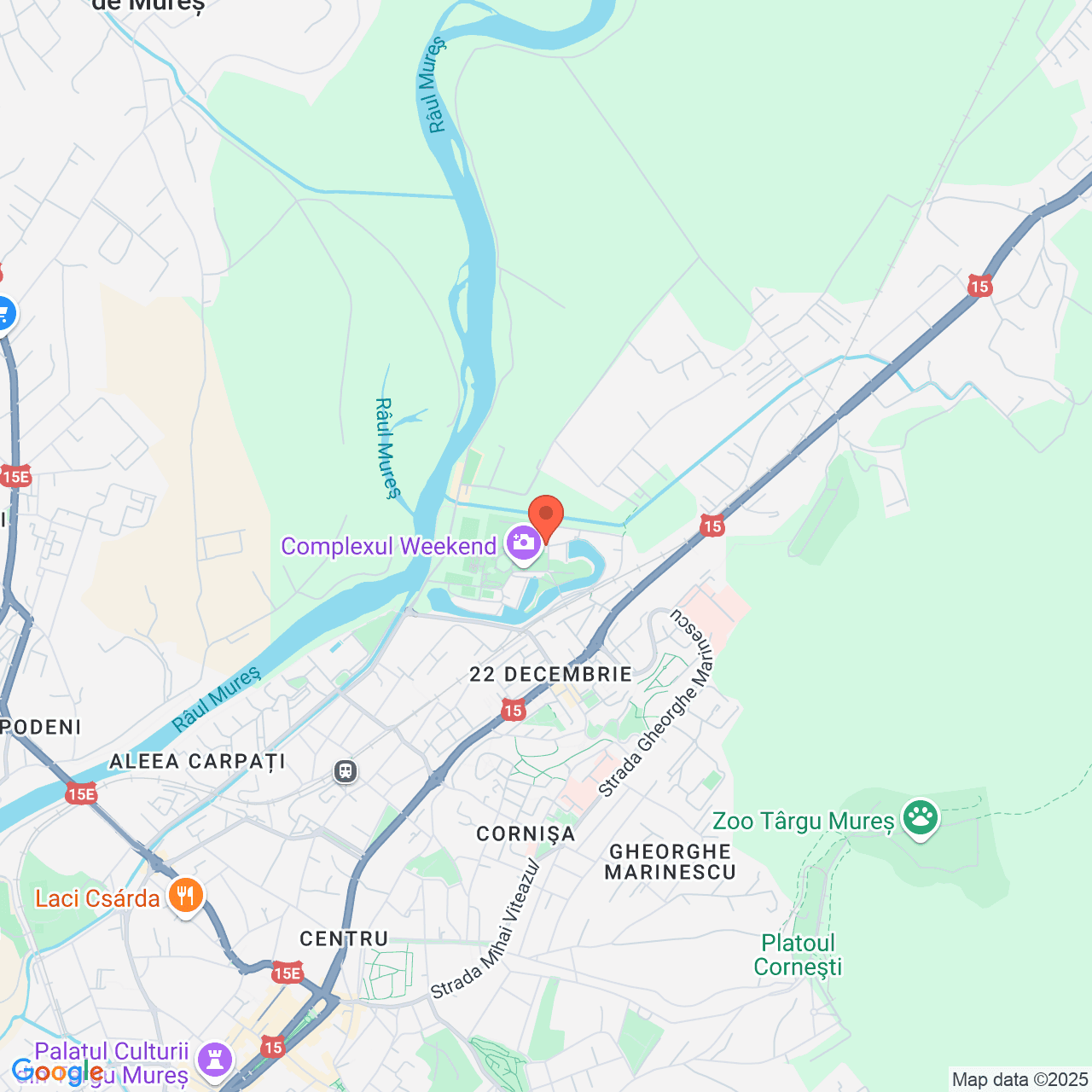 Poza harta streetview, zoom 14, adresa Targu Mures, , judetul