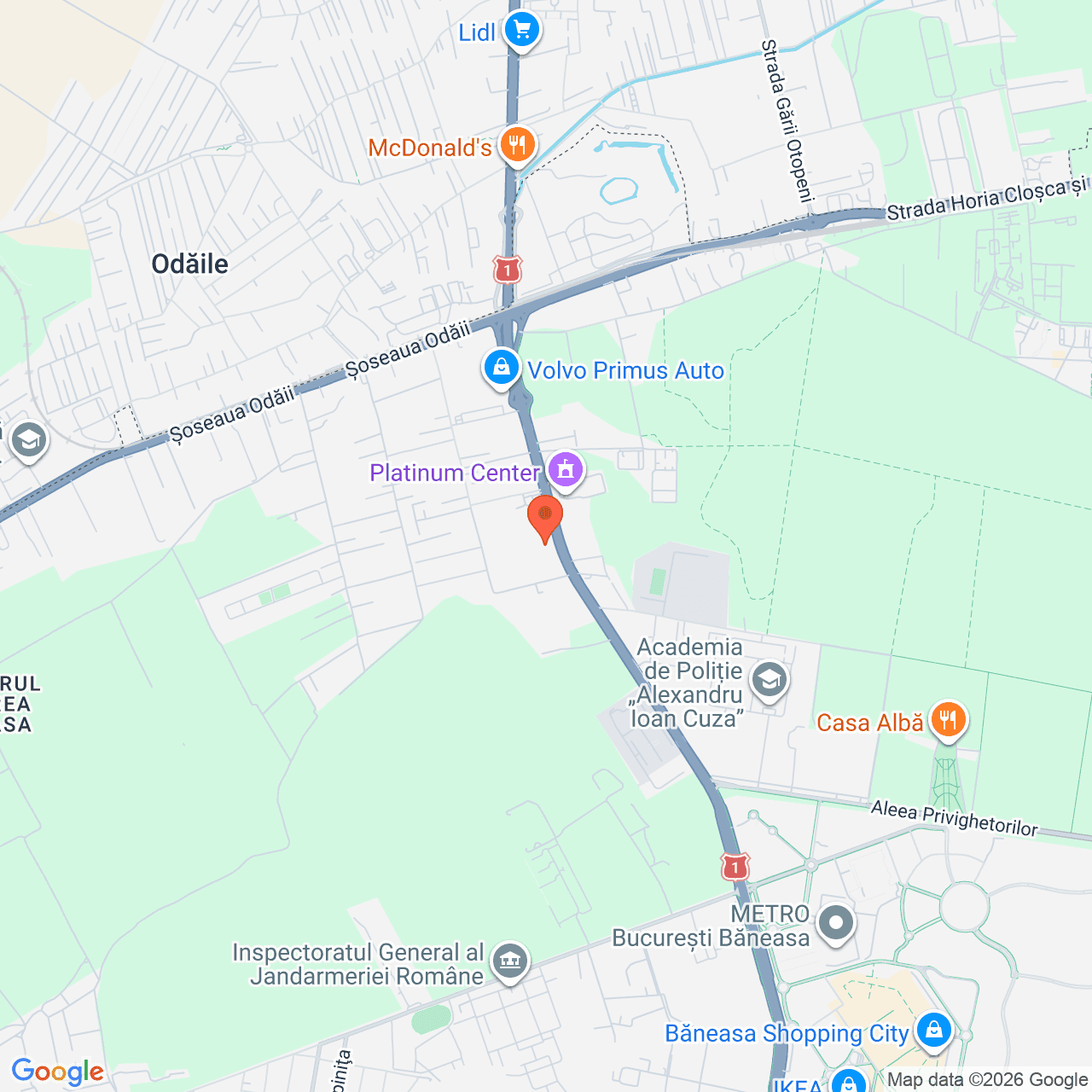 Poza harta streetview, zoom 14, adresa Soseaua Bucuresti - Ploiesti, nr. 113 Sector 1 Bucuresti, , judetul